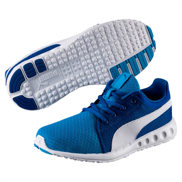 Carson Runner 400 Mesh Jr. Kids’ Running Shoes, BLUE DANUBE-Puma White, extralarge-IND