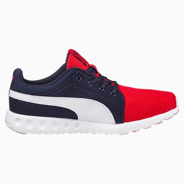 Carson Runner 400 Mesh Running Shoes JR, High Risk Red-Puma White, extralarge