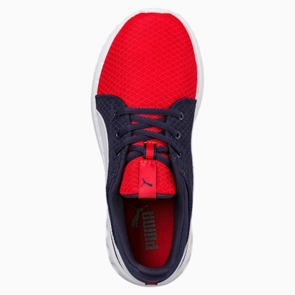 Carson Runner 400 Mesh Running Shoes JR, High Risk Red-Puma White, extralarge