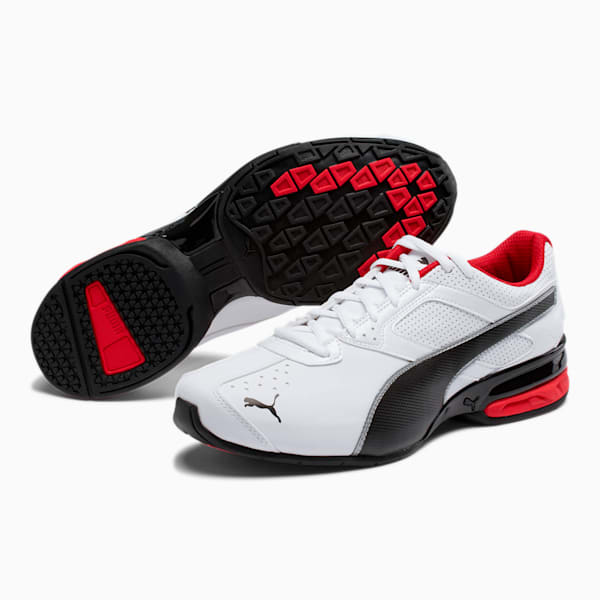 Zapatos deportivos Tazon 6 FM para hombre, Puma White-Puma Black-Puma Silver