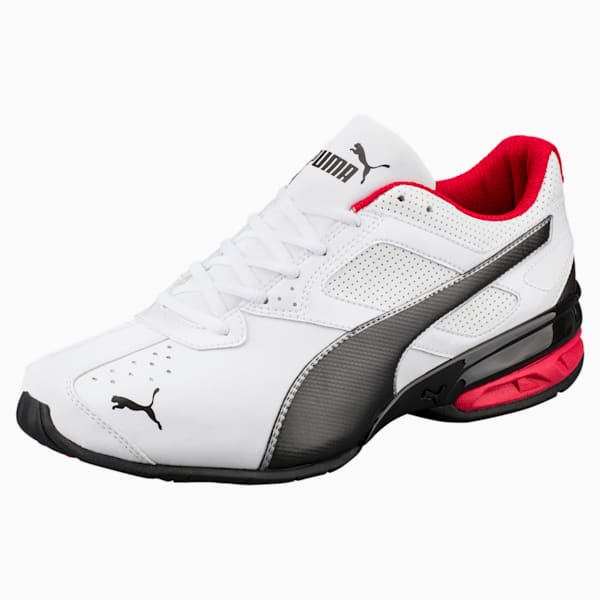 Tazon 6 FM Men's Shoes, Puma White-Puma Black-Puma Silver, extralarge-IND