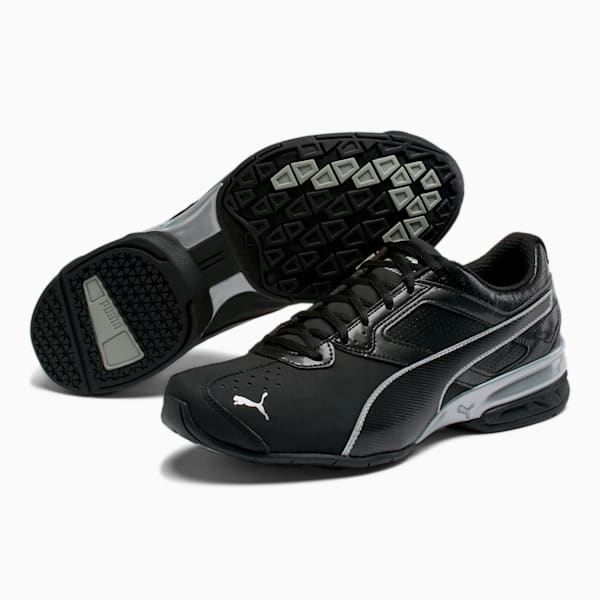 Tenis para correr Tazon 6 FM para hombre, Puma Black-Puma Silver, extralarge