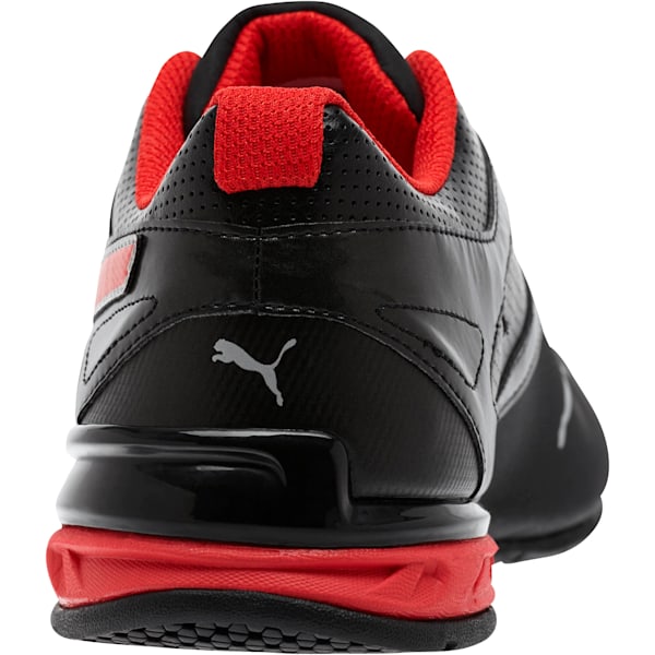 Tazon 6 FM Men's Sneakers, Black-High Risk Red-Silver