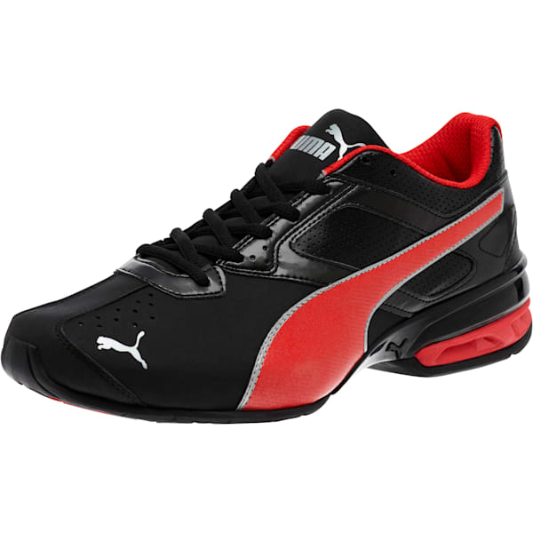 Tazon 6 FM Men's Sneakers, Puma Black-High Risk Red-Puma Silver, extralarge