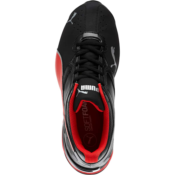 Tazon 6 FM Men's Sneakers, Black-High Risk Red-Silver, extralarge