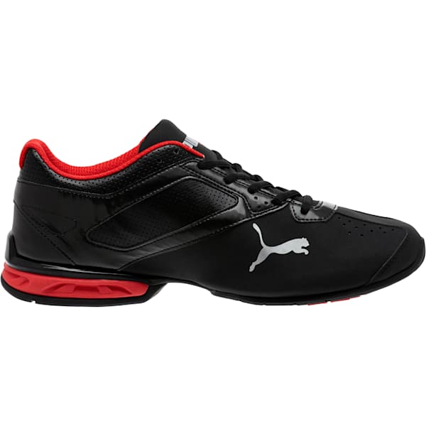 Tenis para correr Tazon 6 FM para hombre, Puma Black-High Risk Red-Puma Silver, extralarge