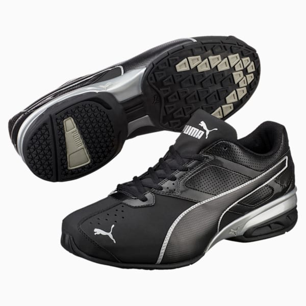 Tazon 6 FM Wide Men's Sneakers, Puma Black-Puma Silver, extralarge