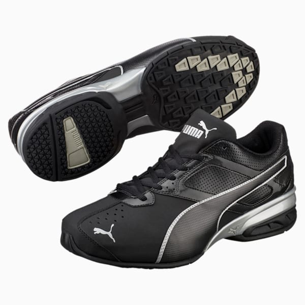 Tazon 6 FM Wide Men's Sneakers, Puma Black-puma silver, extralarge