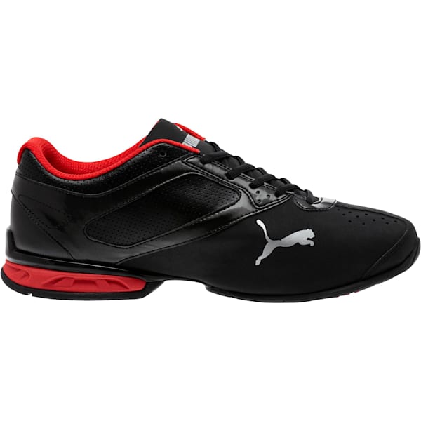 Tazon 6 FM Wide Men's Sneakers, Puma Black-High Risk Red-Puma Silver, extralarge