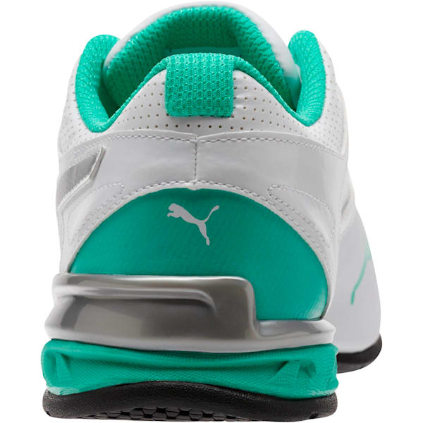 Tazon 6 FM Women's Sneakers, Puma White-Puma Silver-Electric Green, extralarge