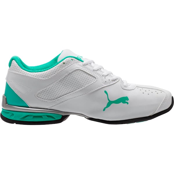 Tazon 6 FM Women's Sneakers, Puma White-Puma Silver-Electric Green, extralarge