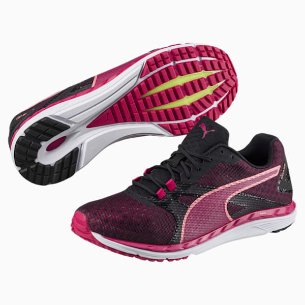 Speed 300 IGNITE 2 Women's Running Shoes, Love Potion-Puma Black, extralarge