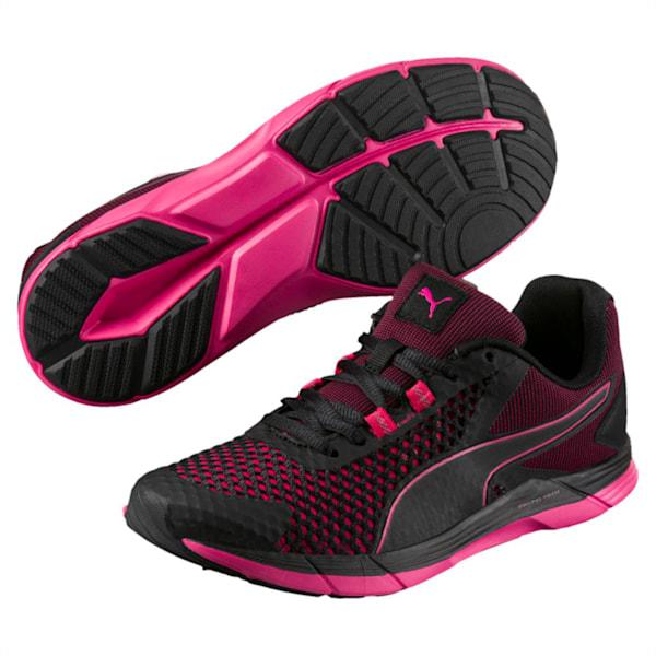 Propel 2 Women's Running Shoes, Puma Black-Love Potion, extralarge-IND