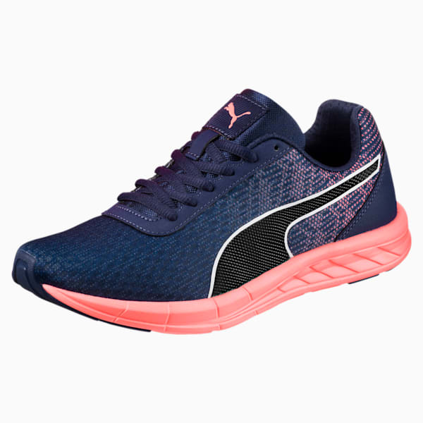 Comet Women's Running Shoes, Blue Depths-Puma Black-Nrgy Peach, extralarge