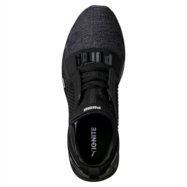 IGNITE Limitless Knit Men's Shoes, Puma Black-Puma Silver, extralarge-IND