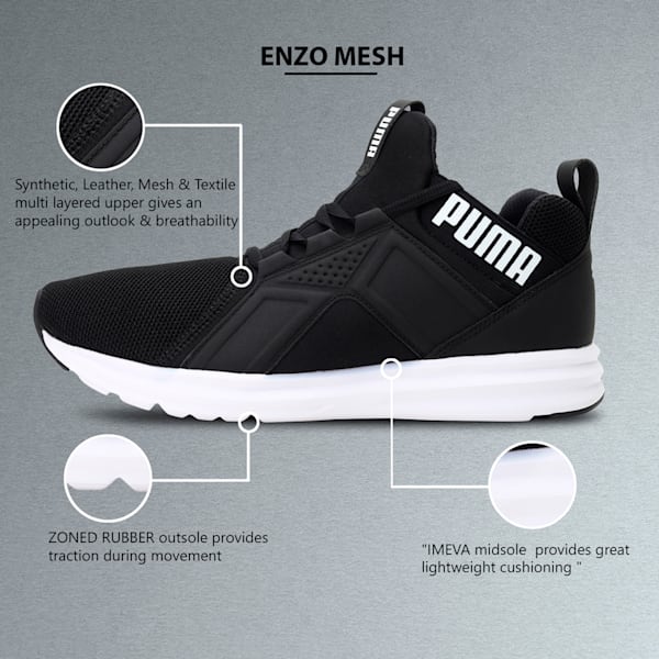 Enzo IMEVA Tec Mesh Men s Running Shoes PUMA