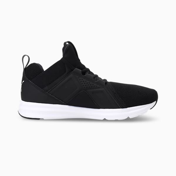 Enzo IMEVA Tec Mesh Men's Running Shoes, Puma Black-Puma White, extralarge-IND