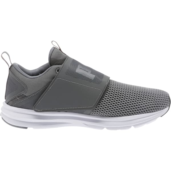 Enzo Strap Men's Sneakers, QUIET SHADE-Puma White, extralarge
