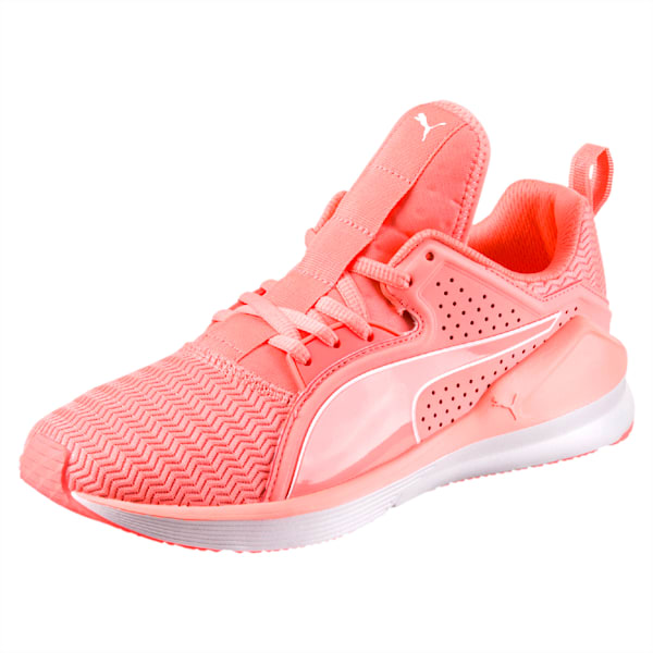 Fierce Lace Core Women's Training Shoes, Nrgy Peach-Puma White, extralarge-IND