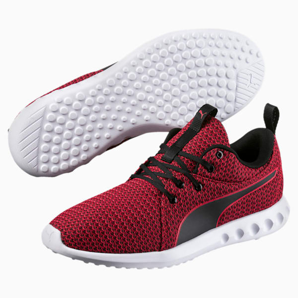 Carson 2 Knit Men's Running Shoes, Toreador-Puma Black, extralarge