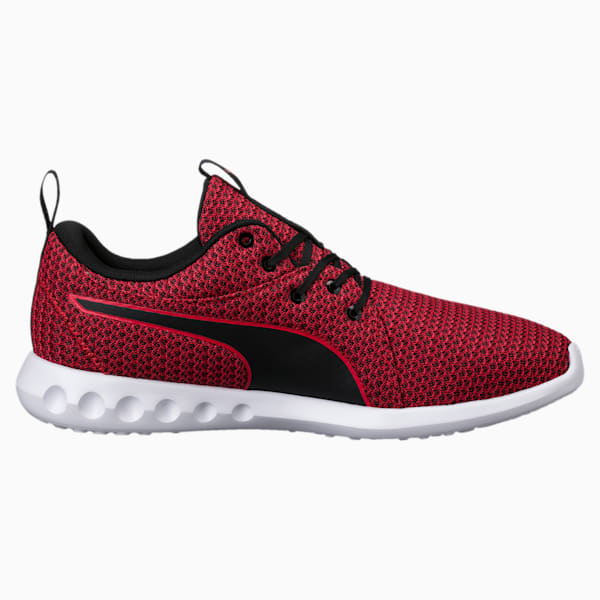 Carson 2 Knit Men's Running Shoes, Toreador-Puma Black, extralarge