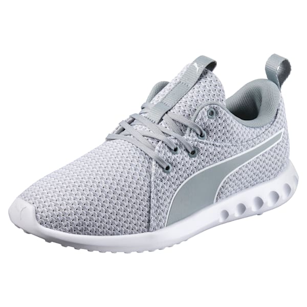 Carson 2 Knit Women's Running Shoes, Quarry-Puma White, extralarge