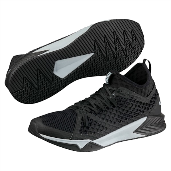 IGNITE XT NETFIT Men's Training Shoes, Puma Black-Quarry, extralarge-IND
