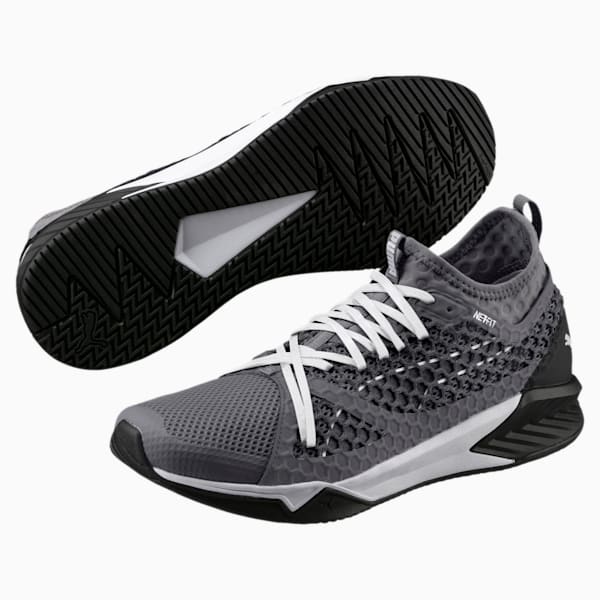 IGNITE XT NETFIT Men's Training Shoes, QUIET SHADE-Puma Black, extralarge-IND