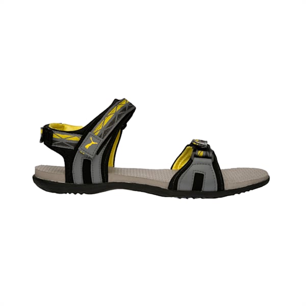 Nova II IDP Sandals, Steel Gray-Puma Black-Dandelion, extralarge-IND