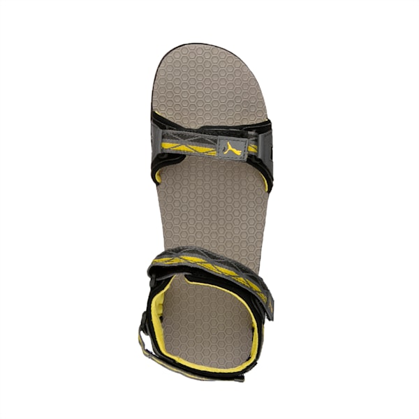 Nova II IDP Sandals, Steel Gray-Puma Black-Dandelion, extralarge-IND