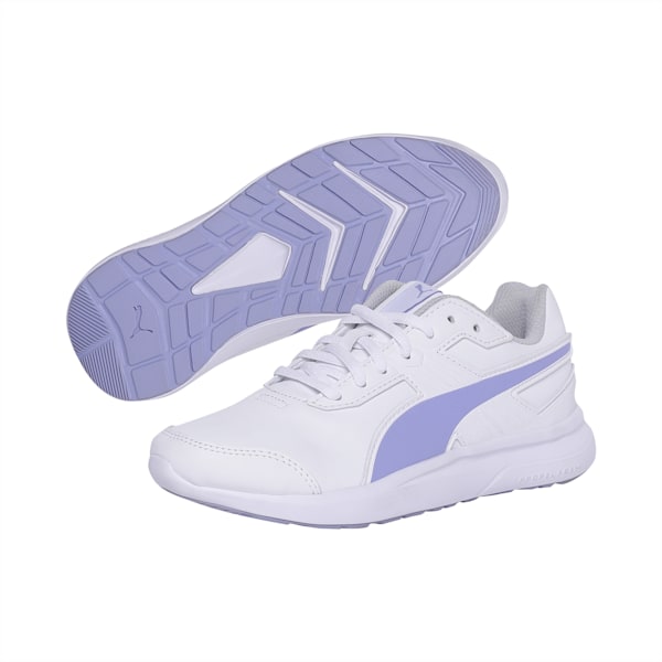 Escaper SL Kid's Shoes, Puma White-Sweet Lavender, extralarge-IND