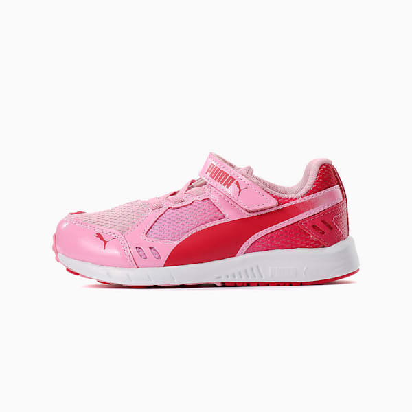 キッズ プーマ スピードモンスター V3 スニーカー 17-24cm, PRISM PINK-BRIGHT ROSE, extralarge-JPN