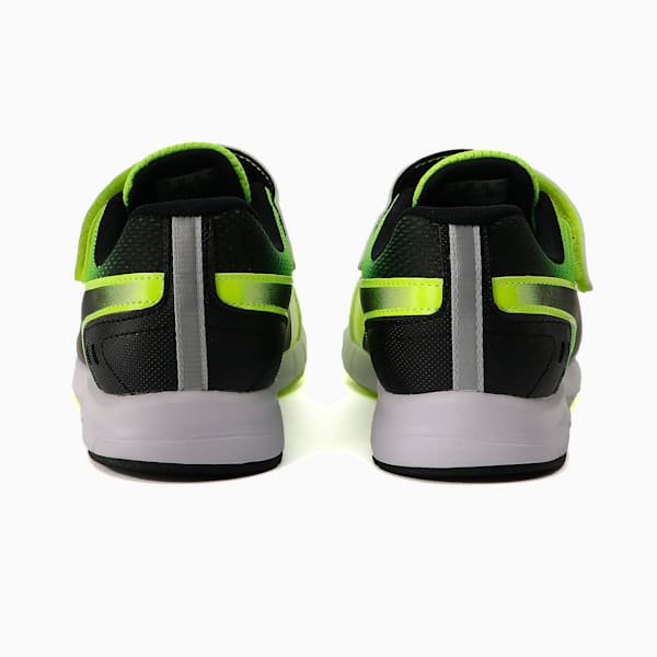 キッズ プーマ スピードモンスター V3 スニーカー 17-24cm, Lime Squeeze-Puma Black