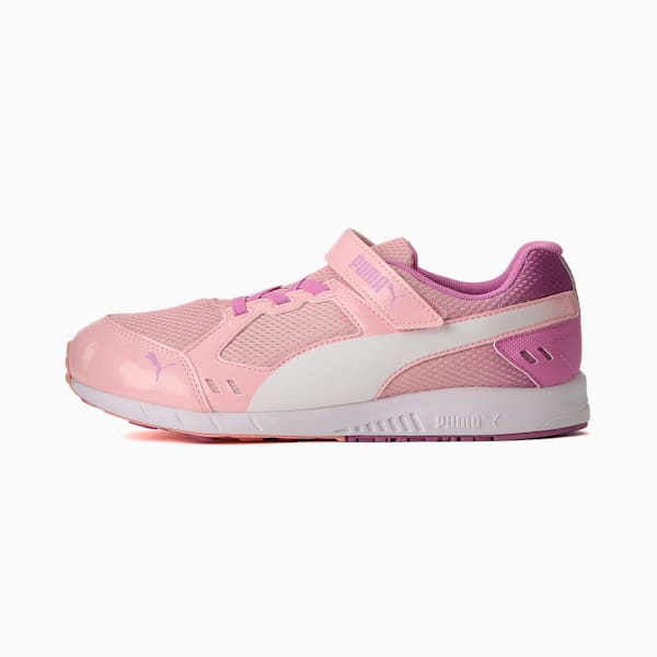 キッズ プーマ スピードモンスター V3 スニーカー 17-24cm, Almond Blossom-Puma White, extralarge-JPN