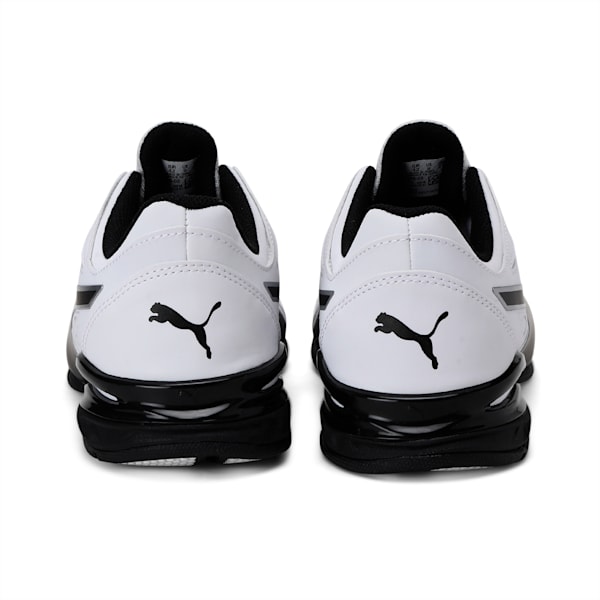 Tazon Modern Men's Running Shoes, Puma White-Puma Black, extralarge-IND