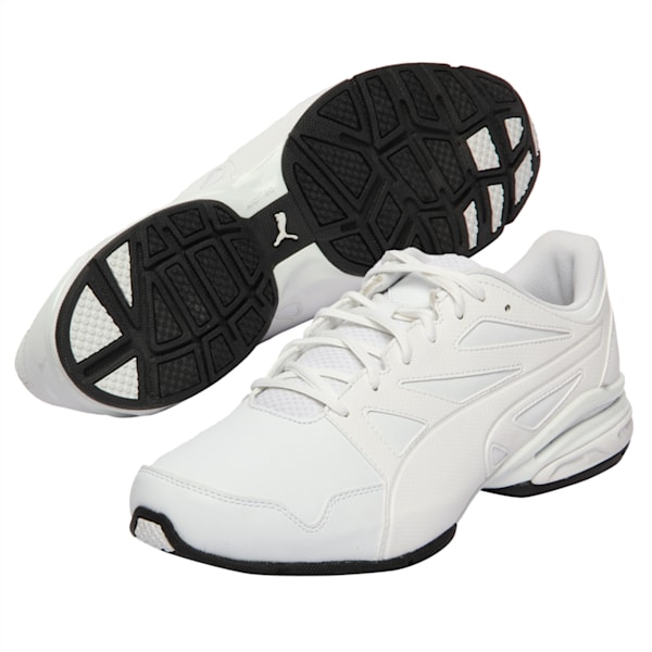 Tazon Modern Fracture Running Shoes, Puma White, extralarge-IND