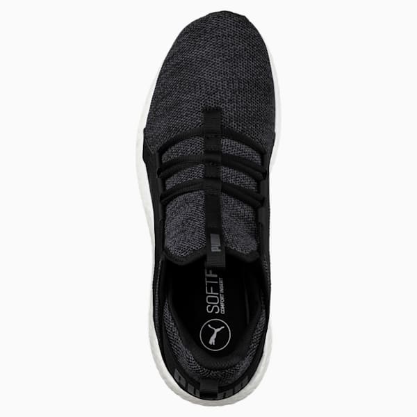 Mega NRGY Knit Men's Running Shoes, Puma Black-Asphalt, extralarge