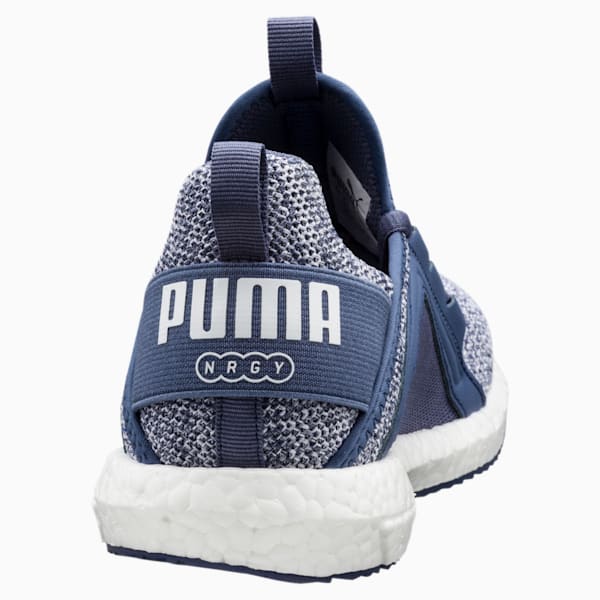 Mega NRGY Knit Women's Running Shoes, Blue Indigo-Puma White, extralarge-IND