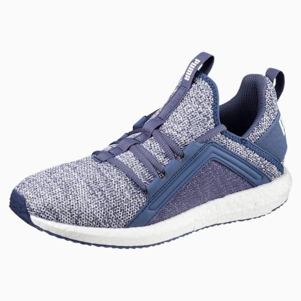 Mega NRGY Knit Women's Running Shoes, Blue Indigo-Puma White, extralarge-IND