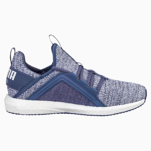 Mega NRGY Knit Women's Running Shoes, Blue Indigo-Puma White, extralarge-IND