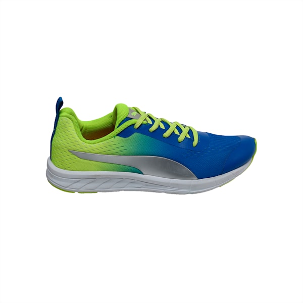 Radiance Unisex Running Shoes, Royal Blue-Puma Silver-Safety Yellow, extralarge-IND