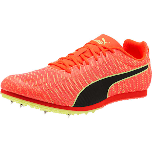 evoSPEED Star 6 Men's Track Spikes, Red Blast-Fizzy Yellow, extralarge