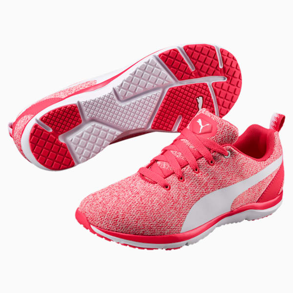 Flex XT Knit Women's Training Shoes, Paradise Pink-Puma White, extralarge-IND