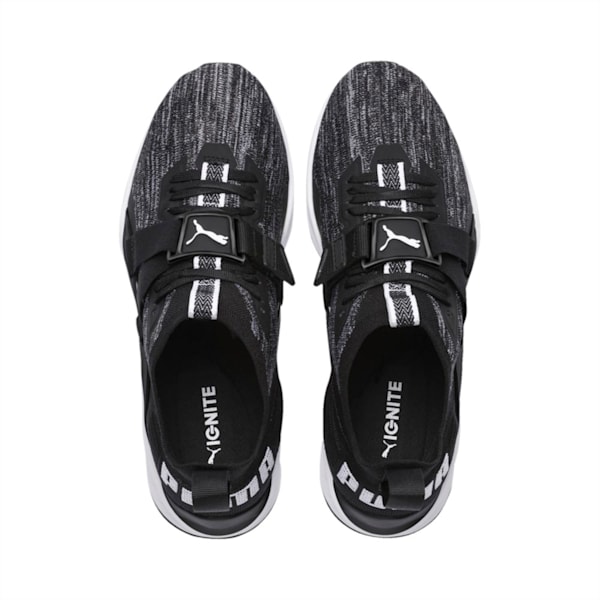 IGNITE evoKNIT 2 Lo Men's Shoes, Black-White-QUIETSHADE, extralarge-IND