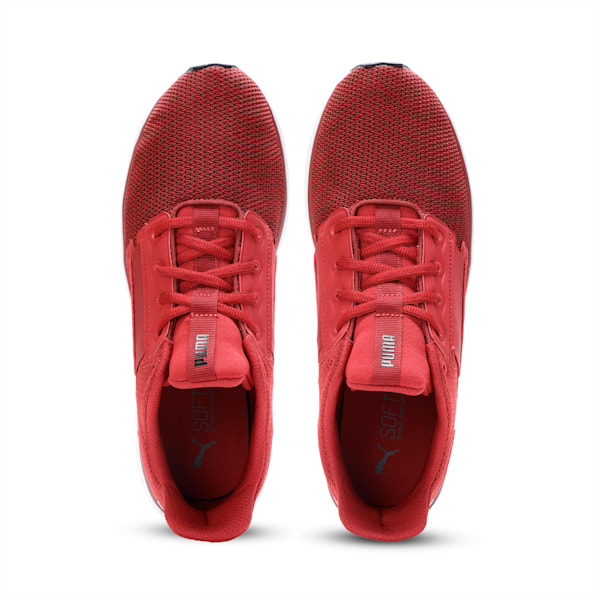 Enzo Street Men's Running Shoes, Red Dahlia-Puma Black