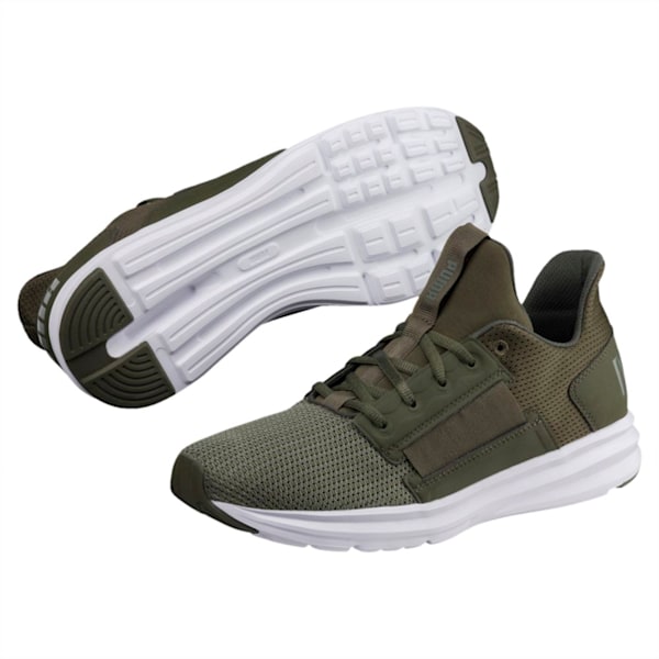 Enzo Street Men's Running Shoes, Forest Night-Castor Gray, extralarge-IND