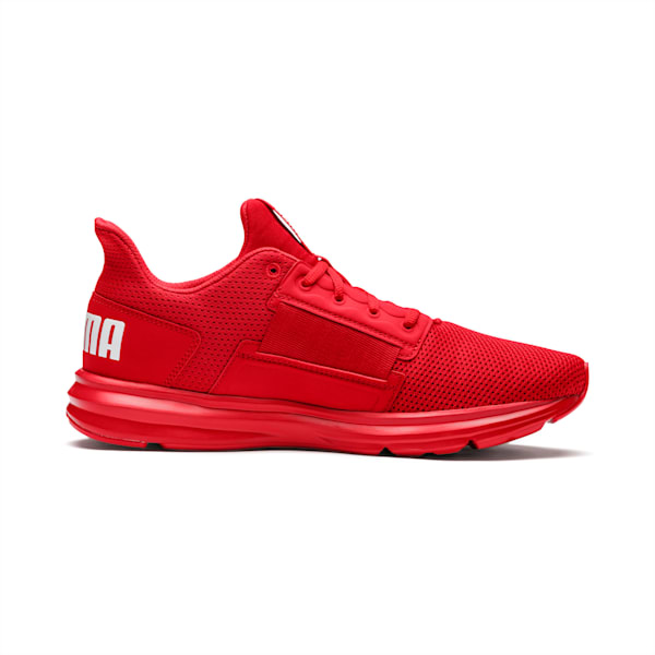 Enzo Street Men's Running Shoes, Ribbon Red-High Risk Red-Puma White, extralarge