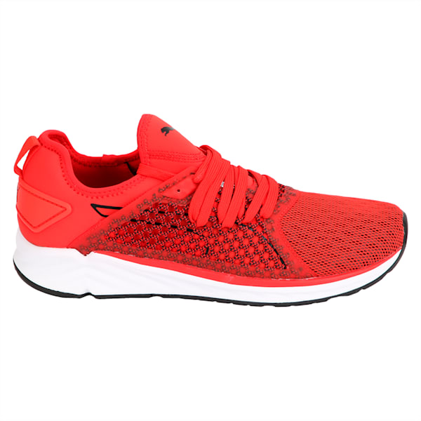 IGNITE 4 NETFIT Men's Running Shoes, Flame Scarlet-Puma Black, extralarge-IND