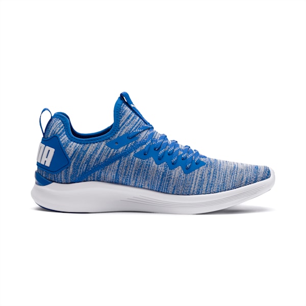 IGNITE Flash evoKNIT Men's Training Shoes, Strong Blue-Puma White, extralarge