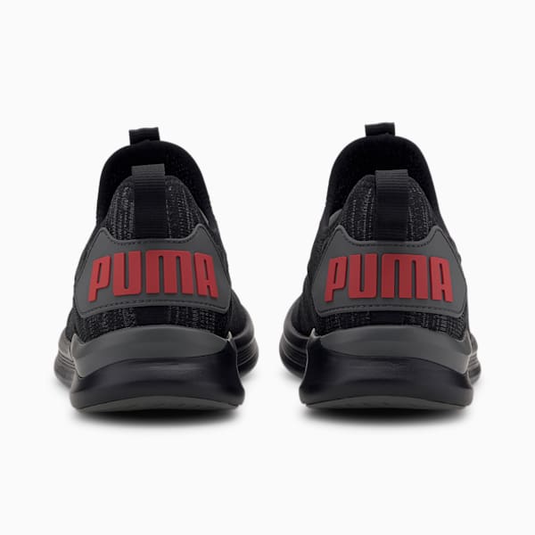 IGNITE Flash evoKNIT Men's Training Shoes, Puma Black-CASTLEROCK-High Risk Red, extralarge